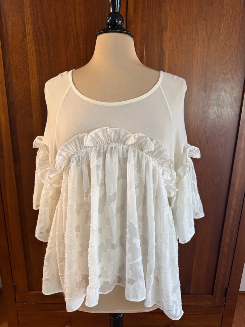 Gracia Baby Doll Ruffled Top